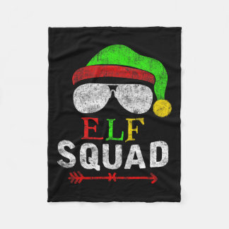 Elf Familie Weihnachten Matching Pajamas Xmas Elf Fleecedecke
