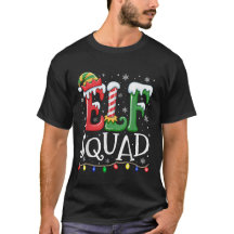 Elf Family Christmas Matching Pajamas Elf Squad