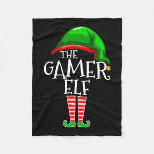 Elf Family Matching Group Weihnachtsgeschenk Video Fleecedecke