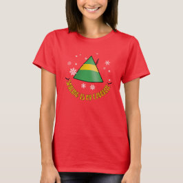 Elf Favorite lächeln Frauen Weihnachten T - Shirt