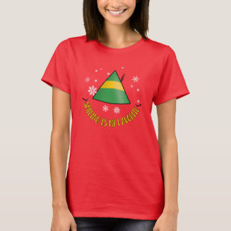 Elf Favorite lächeln Frauen Weihnachten T - Shirt