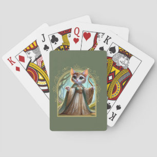 Elf Feline Fantasy Adventure Spielkarten