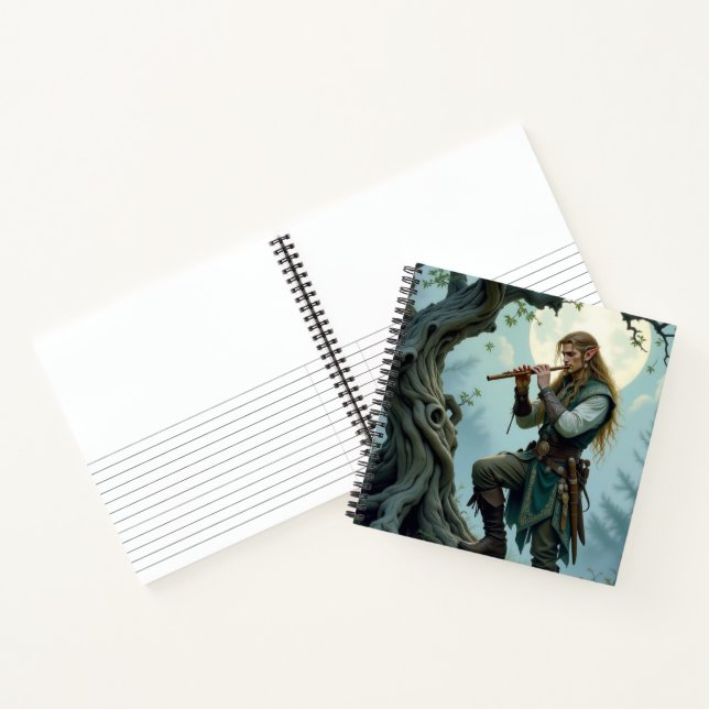 Elf Flute Notizbuch (Innenseite)