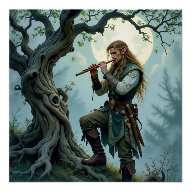 Elf Flute Poster (Vorderseite)