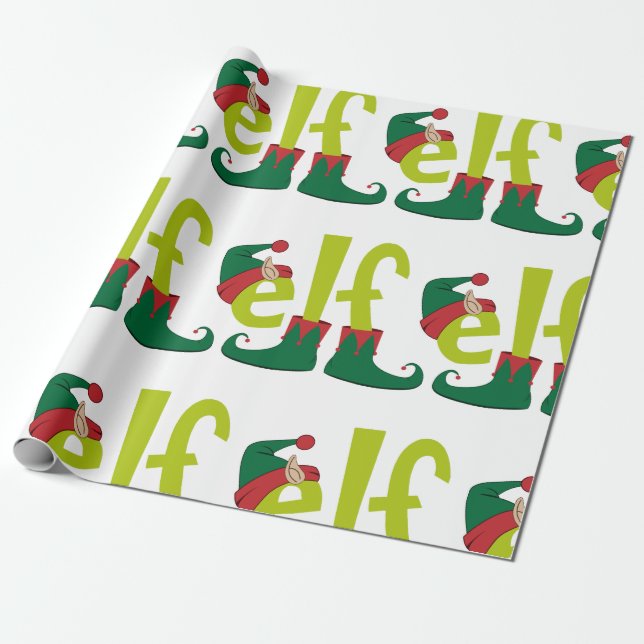 Elf Geschenkpapier (Ungerollt)