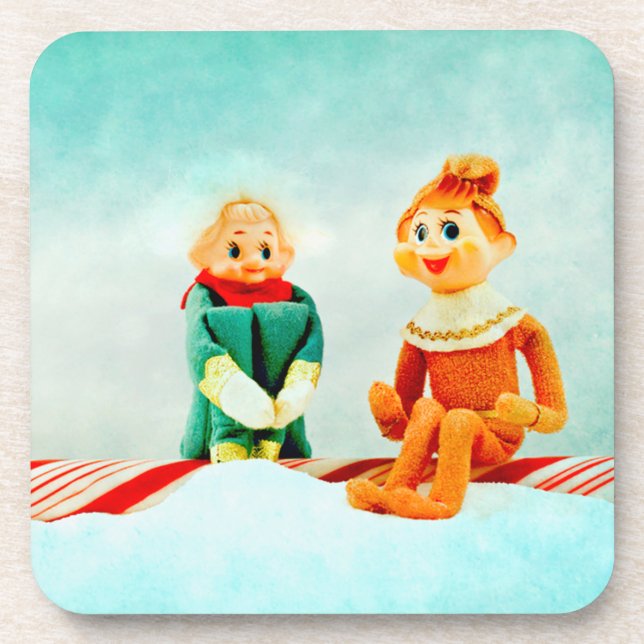 Elf Getränkeuntersetzer (Vorderseite)