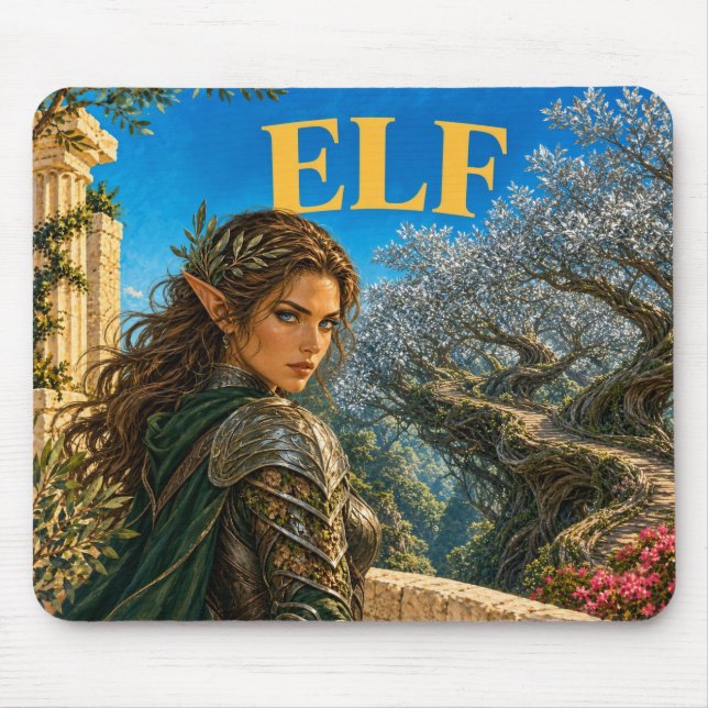 Elf, Gothic Fantasy Monster Mousepad (Vorne)