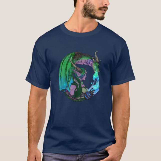Elf Green Dragon T-Shirt (Vorderseite)