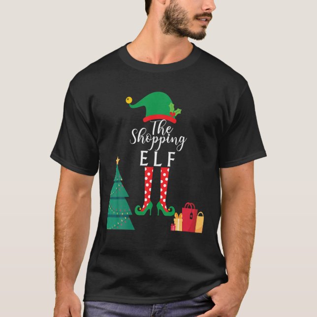 Elf-Gruppe kaufen Familienweihnachtsgeschenk T-Shirt (Vorderseite)