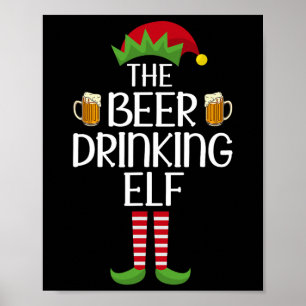 Elf Gruppe Matching Familie Weihnachtskostüm The B Poster