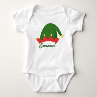 Elf Hat Bodysuit Baby Strampler