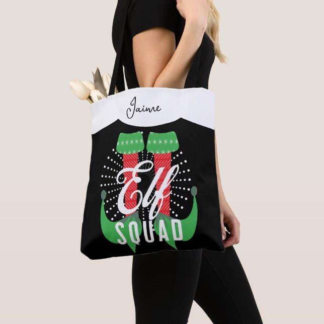 Elf Heelses Squad Weihnachtsfeiertag Tasche (Von Nahem)