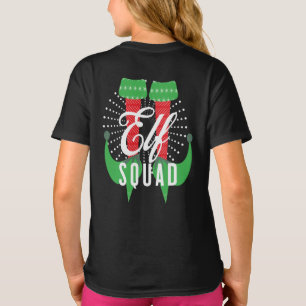 Elf Heelses Squad Weihnachtsname T-Shirt