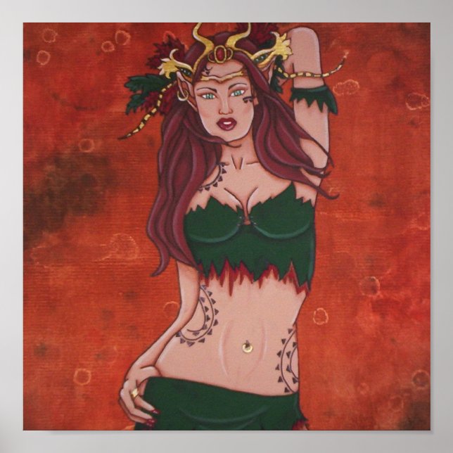 Elf-Herbst-Druck Poster (Vorne)