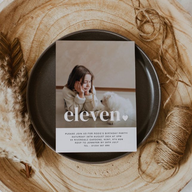 Elf Herz Foto Geburtstag Einladung (Von Creator hochgeladen)