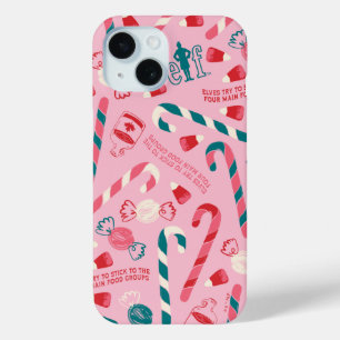 Elf Holiday Candy Pattern Case-Mate iPhone Hülle