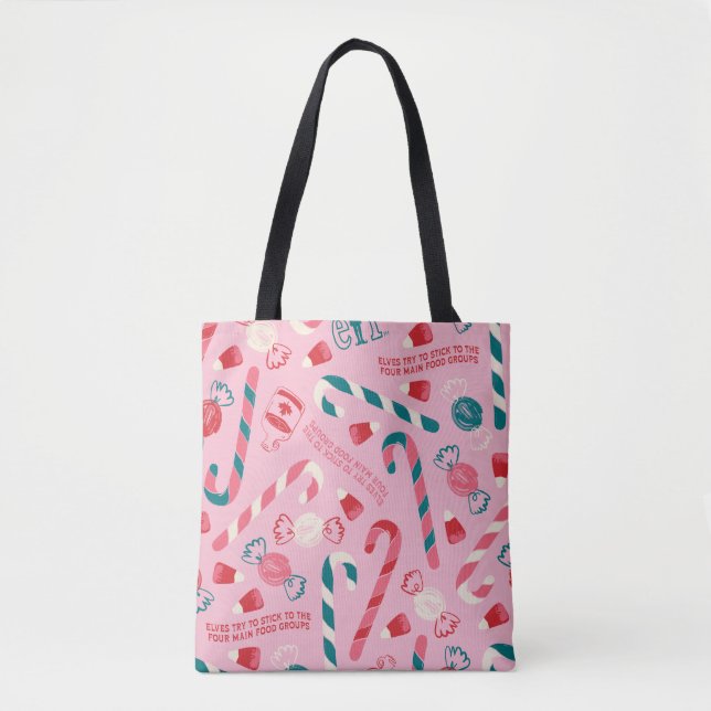 Elf Holiday Candy Pattern Tasche (Vorderseite)
