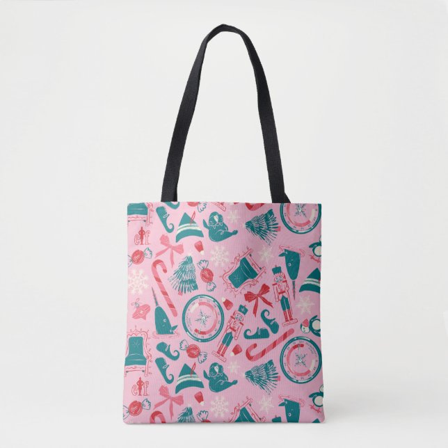 Elf Holiday Gerahmt Icon Muster Tasche (Vorderseite)