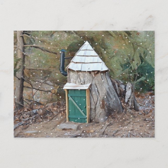 Elf House Postkarte (Vorderseite)