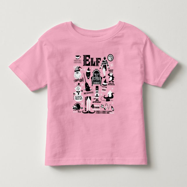 Elf Icons und Movie Quotes Baby Bodysuit Kleinkind T-shirt (Vorderseite)