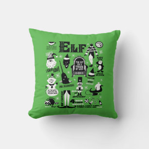 Elf Icons und Movie Quotes Kissen