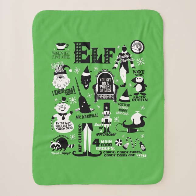 Elf Icons und Movie Quotes Sherpadecke (Vorderseite)