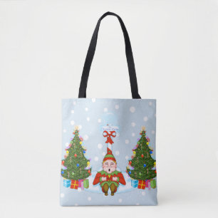Elf im Nordpol Tote Tasche