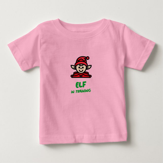 Elf in Ausbildung Baby T-shirt (Vorderseite)