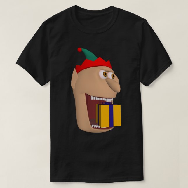 Elf Johnny Kopf T-Shirt (Design vorne)