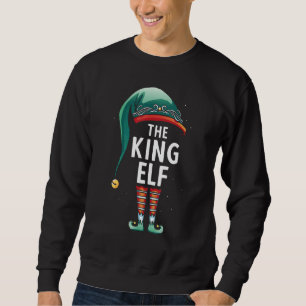 Elf King Elf Christmas Elven Costume X Mas Sweatshirt
