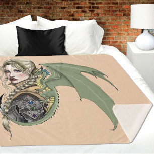 Elf-Krieger-Drache Fantasy Magisches Mittelalter P Sherpadecke