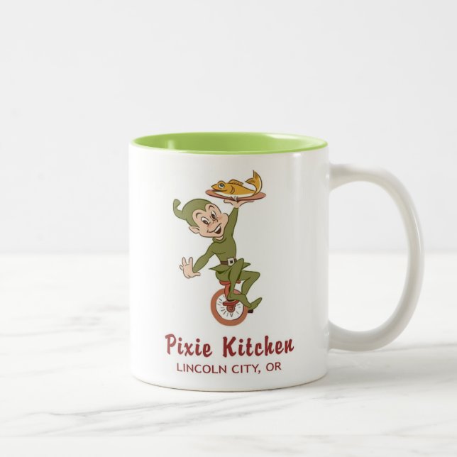 ELF-KÜCHE Kaffee-Tasse Zweifarbige Tasse (Rechts)