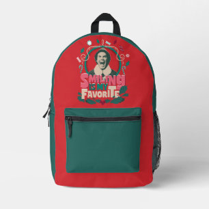Elf - Lächeln ist mein Favorit Bedruckter Rucksack