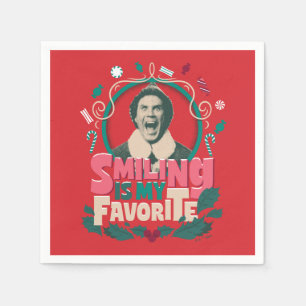 Elf - Lächeln ist mein Favorit Serviette