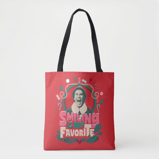 Elf - Lächeln ist mein Favorit Tasche (Vorderseite)