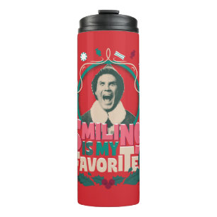 Elf - Lächeln ist mein Favorit Thermosbecher