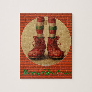 Elf Legs Puzzle de Noël