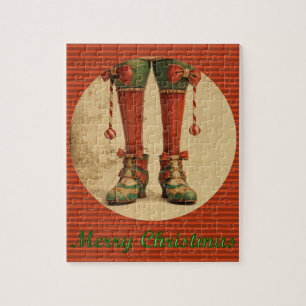 Elf Legs Puzzle de Noël