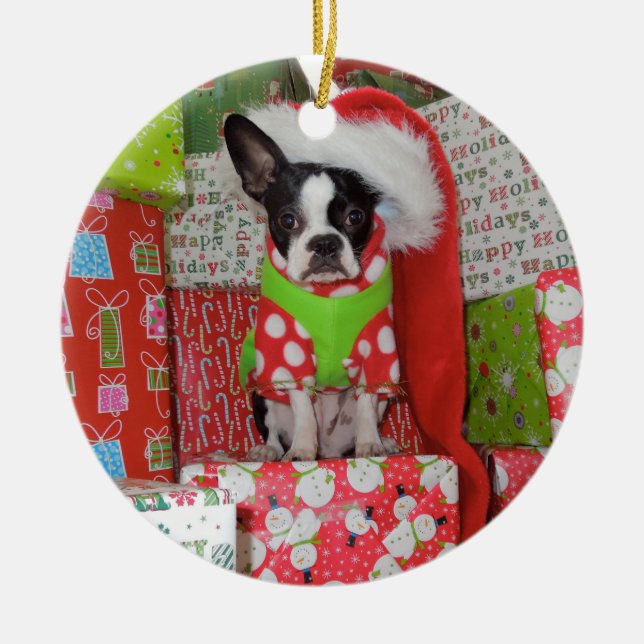 Elf Lola B. Boston Verzierung Keramik Ornament (Vorne)