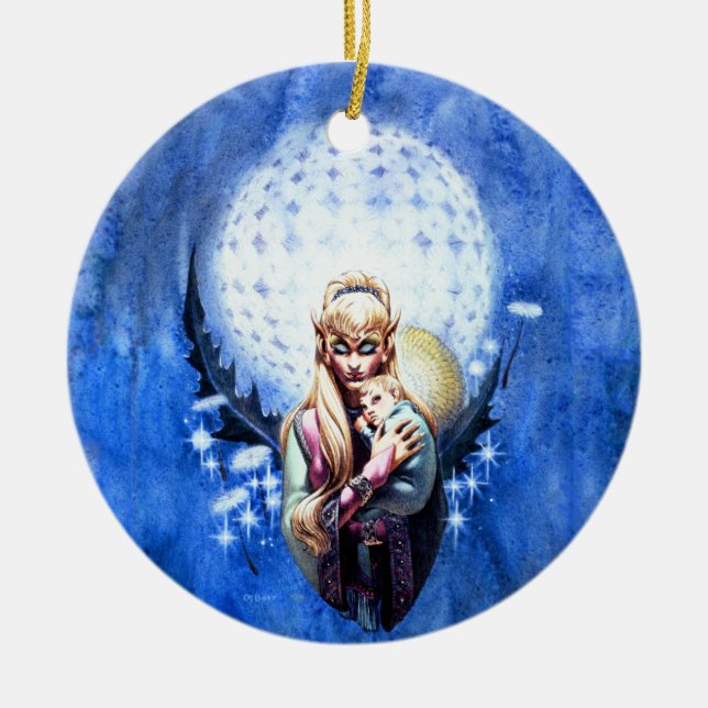 Elf Madonna Christmas Ornament (Vorne)