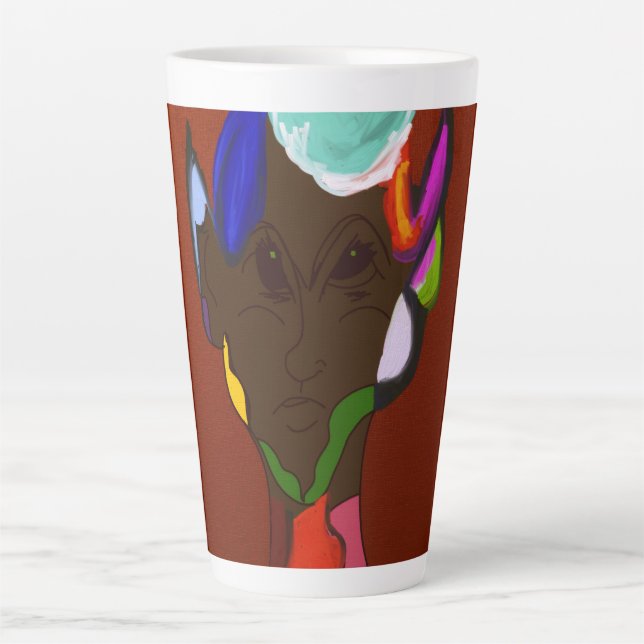 Elf Map Art  Milchtasse (Vorderseite)