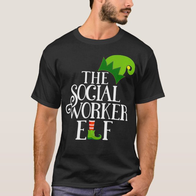 Elf Matching Familiengruppe Weihnachten T-Shirt (Vorderseite)