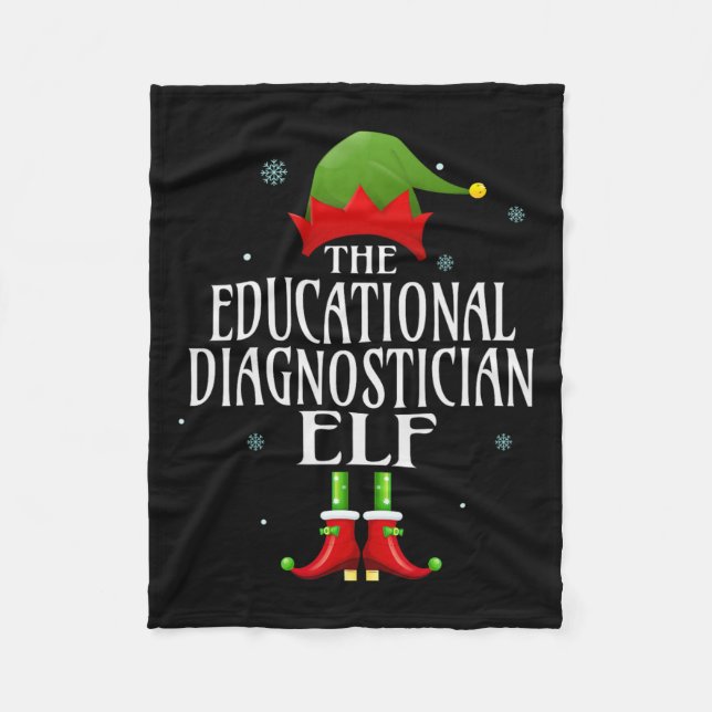 Elf Matching Family Group, pädagogischer Diagnosti Fleecedecke (Vorderseite)