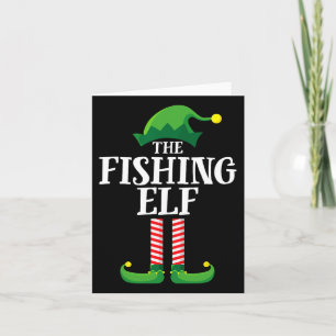 Elf Matching Family Group Weihnachtsfest Party Karte
