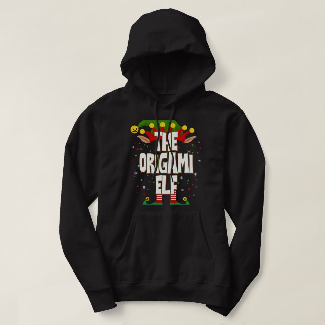 Elf Matching Gag Geschenke Hoodie (Design vorne)