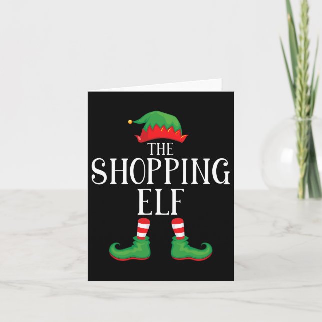 Elf Matching Group Xmas Funny Family Chri kaufen Karte (Vorderseite)