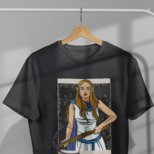 Elf mit Crossbow Rpg-Zeichen T-Shirt