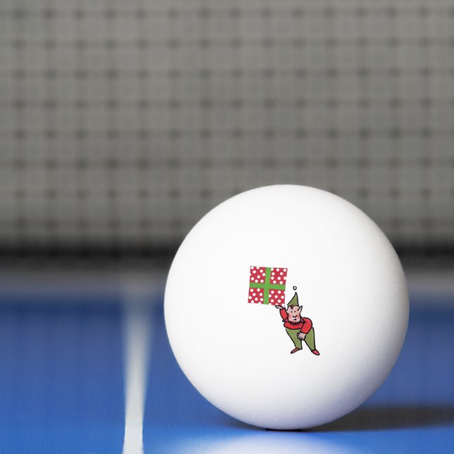 Elf mit Polka Dot Geschenk 3-Sterne Tischtennisbal Tischtennisball (Netto)