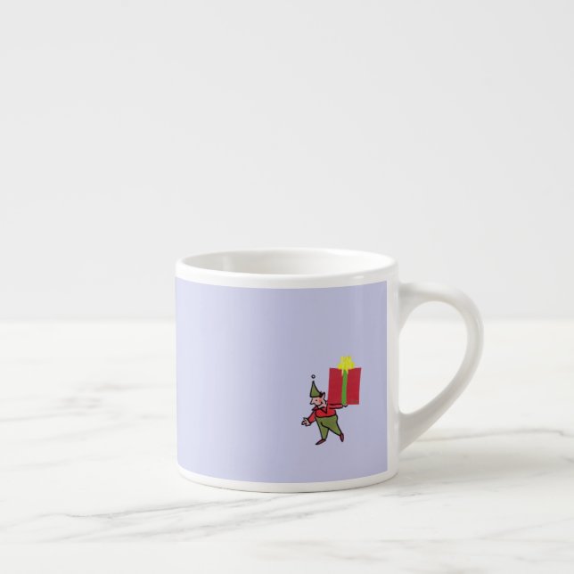Elf mit Red Box links Hand Espresso Tasse (Rechts)