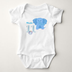 Elf Monate Baby-Bodysuit Baby Strampler